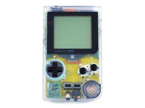 Gameboy Pocket Transparent, Spelcomputers en Games, Spelcomputers | Nintendo Game Boy, Zo goed als nieuw, Ophalen of Verzenden