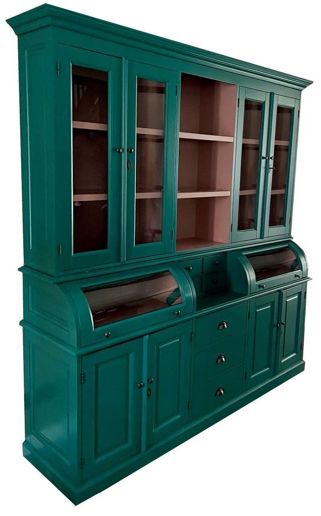 Buffetkast opaalgroen Bastiaan 200cm, Huis en Inrichting, Kasten | Buffetkasten, Ophalen of Verzenden