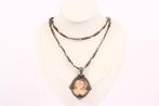Zonder minimumprijs - Ketting met hanger Zilver - Shell, Sieraden, Tassen en Uiterlijk, Antieke sieraden