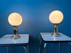 Mid Century Hollywood Regency Table Lamps (2) / Vintage Gold, Huis en Inrichting, Lampen | Tafellampen, Ophalen of Verzenden, Nieuw