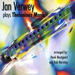 cd digi - Jan Verwey - Jan Verwey Plays Thelonious Monk, Cd's en Dvd's, Cd's | Jazz en Blues, Zo goed als nieuw, Verzenden