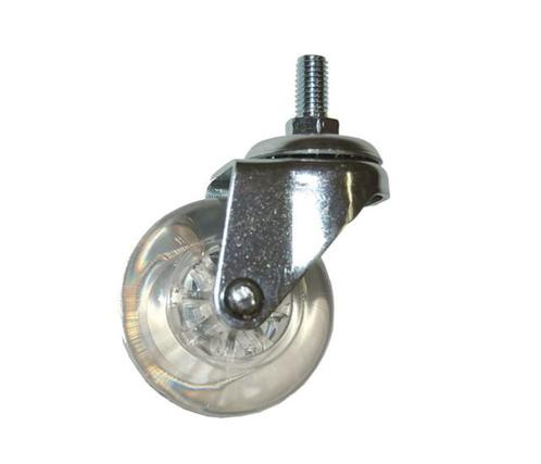 Zwenkwiel transparant M8, Doe-het-zelf en Verbouw, Zwenkwielen, Nieuw, Ophalen of Verzenden