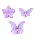 Haarklemmen Set Klein Vlinder Bloem Paars, Sieraden, Tassen en Uiterlijk, Uiterlijk | Haarverzorging, Verzenden, Nieuw