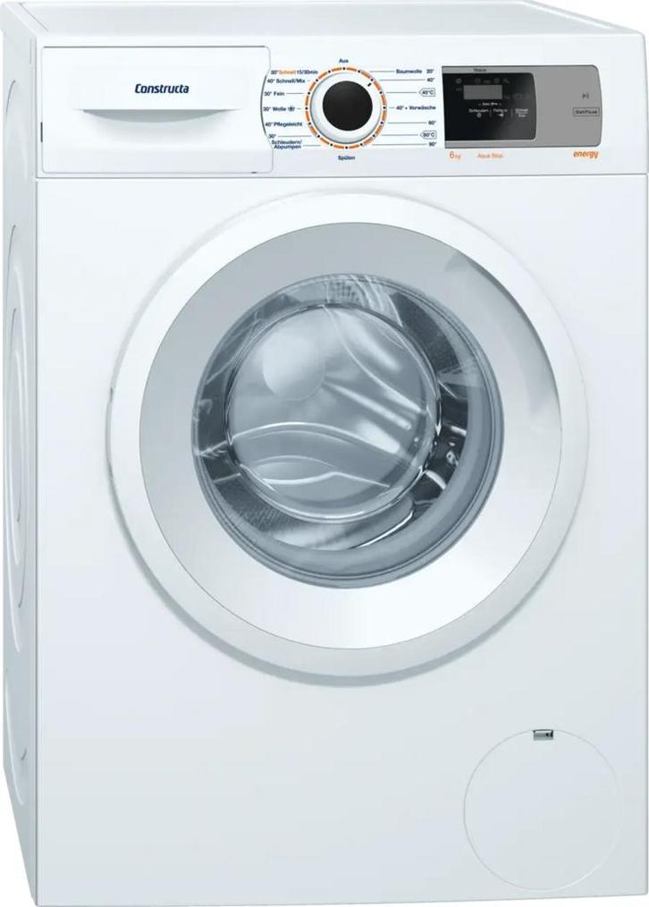 Constructa Cwf14n00 Wasmachine 6kg 1400t, Witgoed en Apparatuur, Wasmachines, Zo goed als nieuw, Voorlader, 85 tot 90 cm, Ophalen of Verzenden
