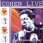 cd - Leonard Cohen - Cohen Live - Leonard Cohen In Concert, Verzenden, Zo goed als nieuw