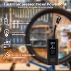 2dekans | QLT Snoerloze Luchtcompressor Pro en Powerbank in, Ophalen of Verzenden, Zo goed als nieuw