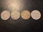 Nederland. 2 1/2 Gulden 1846/1849, 4 stuks (Zonder, Postzegels en Munten, Munten | Nederland