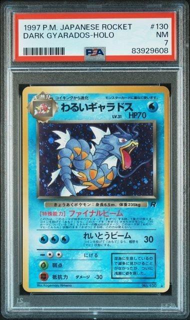 Pokémon Graded card - ROCKET - #130 - DARK GYARADOS-HOLO -, Hobby en Vrije tijd, Verzamelkaartspellen | Pokémon