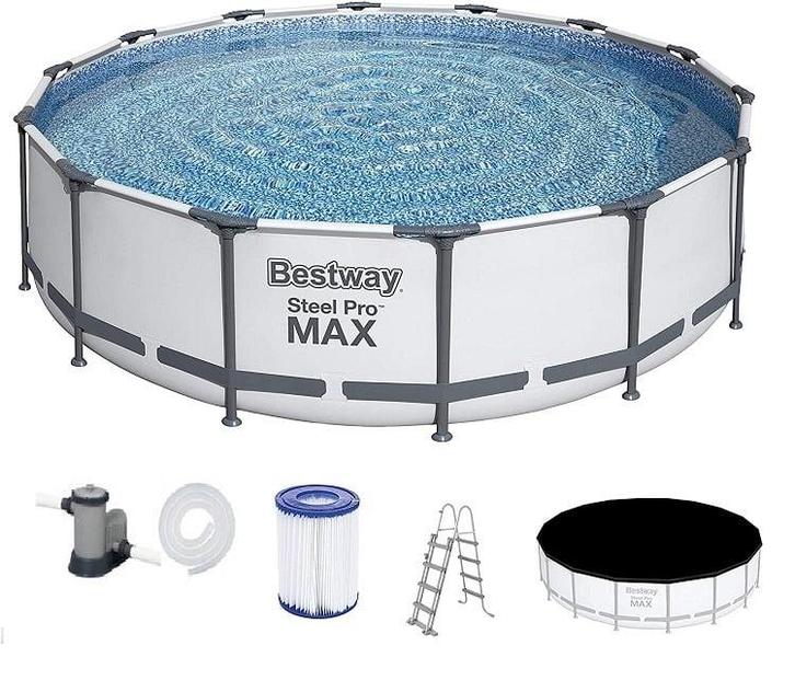 Bestway Steel Pro Max 549 cm - Duurzaam Zwembad voor Buit..., Tuin en Terras, Zwembaden, Nieuw, Ophalen of Verzenden