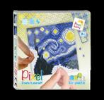 Pixelhobby Set met 4 kleine platen - Sterrennacht - 12x12 cm, Nieuw