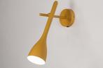 Rietveld Wandlampen - Geel - Metaal, Huis en Inrichting, Lampen | Wandlampen, Verzenden, Nieuw