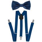 Fako Fashion - Bretels Met Vlinderstrik - Effen - 100cm -, Kleding | Heren, Verzenden, Nieuw