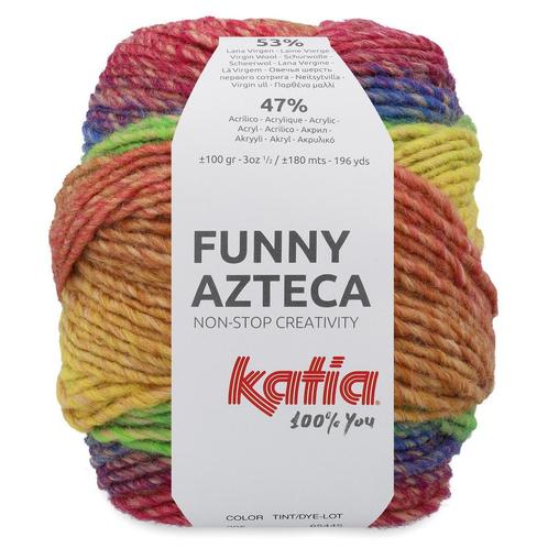 Katia Funny Azteca - 205 avondgloed - Wol/Acryl Garen, Hobby en Vrije tijd, Breien en Haken, Ophalen of Verzenden