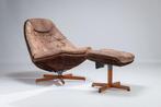 Madsen & Schubell - Fauteuil (2) - Vintage lounge stoel met, Antiek en Kunst, Antiek | Meubels | Stoelen en Banken