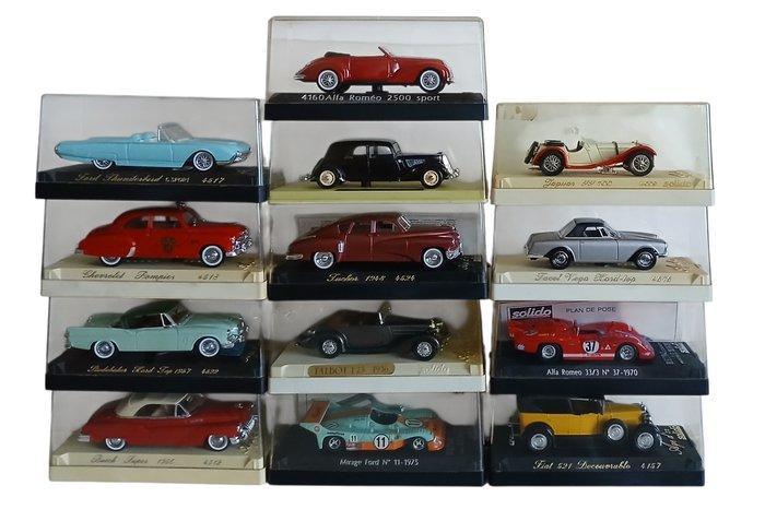 Solido 1:43 - Modelauto (13) - Lotto con 13 Modelli Solido, Hobby en Vrije tijd, Modelauto's | 1:5 tot 1:12