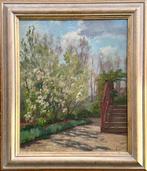 Charles Jean Agard (1866-1950) - Mediterranean Garden With, Antiek en Kunst, Kunst | Schilderijen | Klassiek