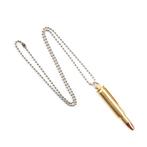 Kogel hals ketting ycb - 035, Verzamelen, Militaria | Algemeen, Verzenden