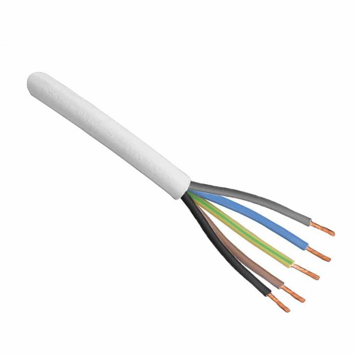 VMVL kabel 5 x 2,5mm2 per meter, Doe-het-zelf en Verbouw, Elektra en Kabels, Ophalen of Verzenden