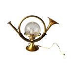Lamp - Glas, Koper - Clairon op de lamp gezet