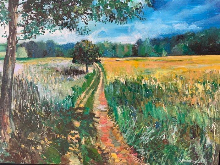 Anastasiya Tumanova - Chemin de la vie.-XXL, Antiek en Kunst, Kunst | Schilderijen | Modern