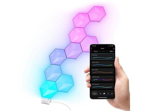 Trust GXT902 VYBZ RGB Hexagon Licht Panelen – 9 Hexagon, Huis en Inrichting, Woonaccessoires | Overige, Nieuw, Verzenden
