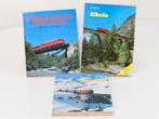 Set van 3 spoorwegenboeken Erlebnis Glacier- und Bernina-..., Ophalen of Verzenden, Gebruikt
