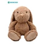 Knuffel konijn |  Bruin | 26 cm (knuffeldier, knuffels baby), Ophalen of Verzenden, Nieuw