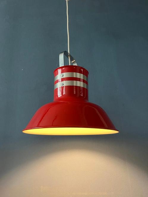 Red Bucket Space Age Pendant Lamp by Ateljé Lyktan, Huis en Inrichting, Lampen | Hanglampen, Nieuw, Ophalen of Verzenden