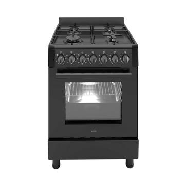 Wiggo WO-E605R(BB) Serie 5 - Gasfornuis - Zwart beschikbaar voor biedingen