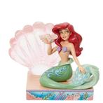 De Kleine Zeemeermin Ariel met Schelp 12 cm, Verzamelen, Disney, Nieuw, Ophalen of Verzenden