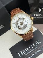 Heritor - Automatic Davies Semi-Skeleton - gold/brown -, Nieuw