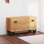 vidaXL Schoenenkast 86x35x55 cm massief mangohout, Verzenden, Nieuw