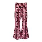 Liu Jo • flared zwart roze pantalon • L, Verzenden, Liu Jo, Maat 42/44 (L), Nieuw