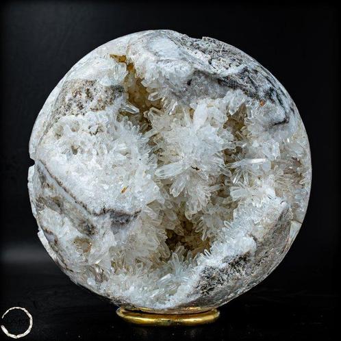 Natuurlijk zeer artistiek kwarts Druze/bal, met kleine, Verzamelen, Mineralen en Fossielen