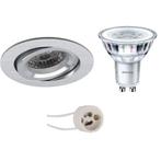 Voordeelset: LED Spot Set - Pragmi Aerony Pro - GU10 Fitting, Huis en Inrichting, Lampen | Spots, Metaal of Aluminium, Nieuw, Ophalen of Verzenden