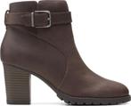 Clarks - Maat 41 - Verona Lark Dames Laarzen - Taupe, Nieuw, Verzenden