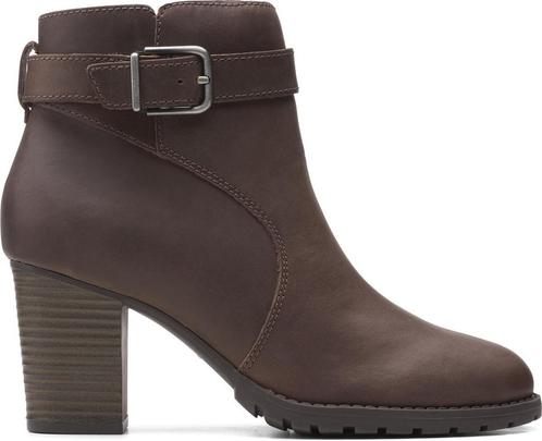 Clarks - Maat 41 - Verona Lark Dames Laarzen - Taupe, Kleding | Dames, Schoenen, Verzenden