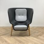 Design De Vorm Pod akoestische fauteuil, grijs - licht grijs, Huis en Inrichting, Gebruikt, Ophalen of Verzenden, Eén, Stof