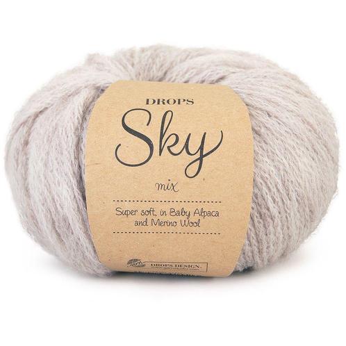 DROPS Sky Mix - 03 lichtbeige - Wol Garen, Hobby en Vrije tijd, Breien en Haken, Ophalen of Verzenden