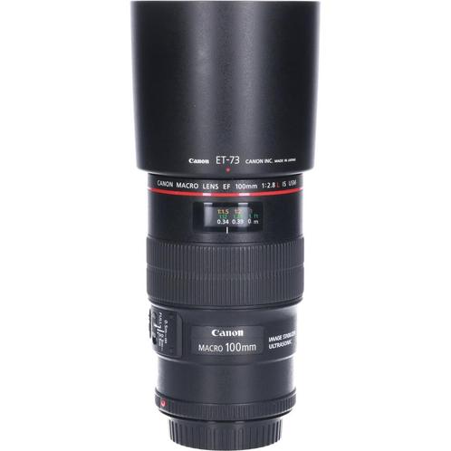 Tweedehands Canon EF 100mm f/2.8L IS Macro USM CM9289, Audio, Tv en Foto, Fotografie | Lenzen en Objectieven, Macrolens, Gebruikt