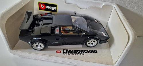 Bburago 1:18 - Modelauto - Lamborghini Countach (1988), Hobby en Vrije tijd, Modelauto's | 1:5 tot 1:12