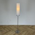 IDL Italiaans design vloerlamp met wit glazen kap, Ophalen of Verzenden, Gebruikt
