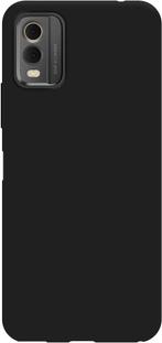 Just in case Nokia C32 Soft TPU Case - Black Telefoonhoesjes, Verzenden, Nieuw