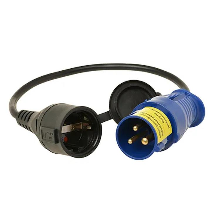 CEE contra verloopstekker 3 polig 1.5mm² 30cm, Doe-het-zelf en Verbouw, Elektra en Kabels, Nieuw, Ophalen of Verzenden