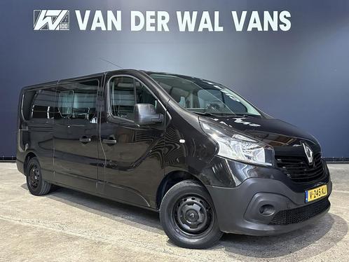 Renault Trafic 1.6 dCi L2H1 Dubbele cabine Euro6 Airco |, Auto's, Bestelauto's, Handgeschakeld, Diesel, Zwart, Renault, Ophalen of Verzenden