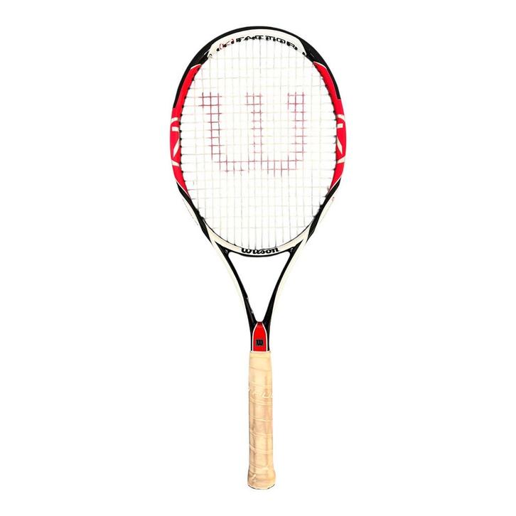 Wilson K Factor Tour Tennisracket - Rood/Wit/Zwart, Computers en Software, Pc- en Netwerkkabels, Zo goed als nieuw, Verzenden