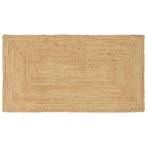vidaXL Gebied Tapijt Beige 80 x 150 cm Jute, Huis en Inrichting, Verzenden, Nieuw, Beige
