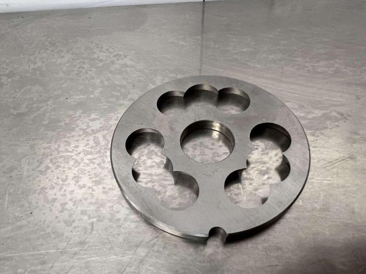 RVS Voorsnijplaat voor gehaktmolen maat 22 Slagerij Horeca, Zakelijke goederen, Horeca | Keukenapparatuur, Nieuw in verpakking