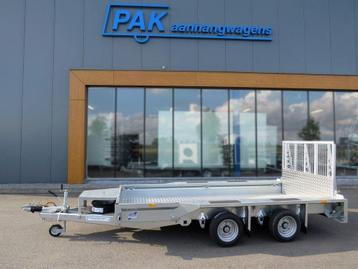 Ifor Williams machinetransporter GX126: Op voorraad! beschikbaar voor biedingen