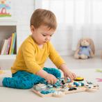 LULILO Buso Montessori Activity Bus XL – Houten Busyboard, Kinderen en Baby's, Speelgoed | Educatief en Creatief, Ophalen of Verzenden